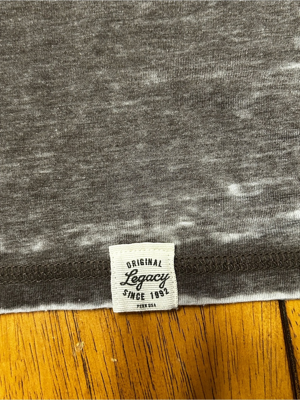 Legacy Gray Washed Racerback Tank - Picture 4 of 5